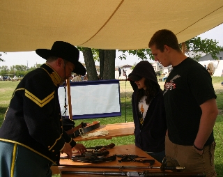 Corporal Kane with Firearms Demonstration